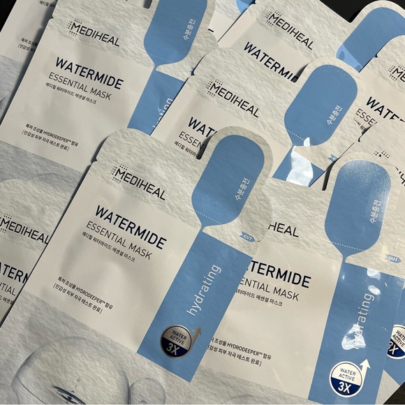 20x Mediheal Korean WATERMIDE Essential Sheet Face Mask - Picture 5 of 5